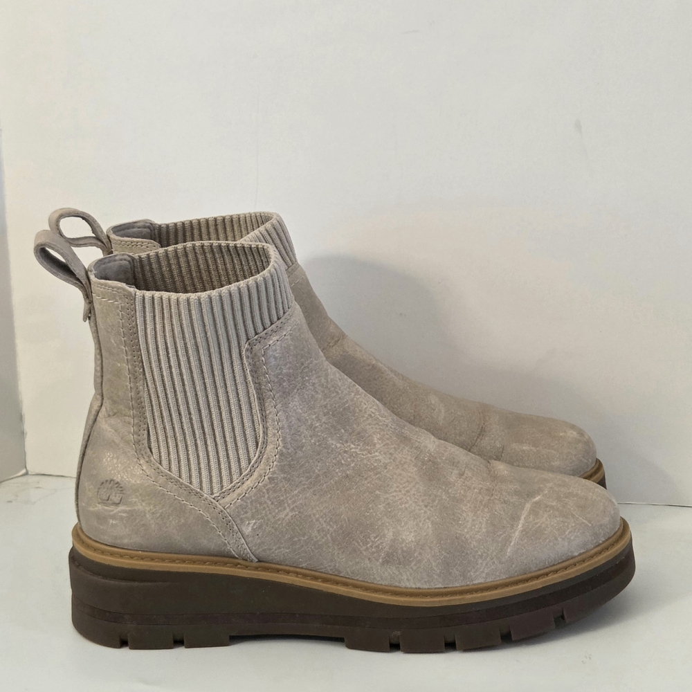 Timberland Courmayeur Valley Olive Nubuck Chelsea Boot Size 8.5US